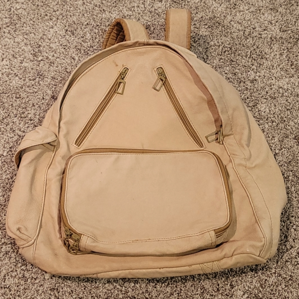 Leather Backpack - image 1